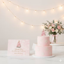 Roze Baby Het Is Koud Buiten Dankkaart