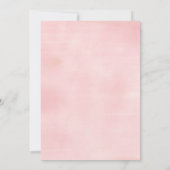 Roze Baby in Bloom Flowers Meisje Baby shower (Achterkant)