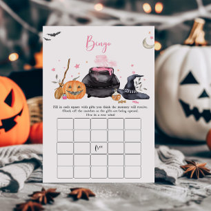 Roze Baby is Brouwen Baby shower Bingo Game