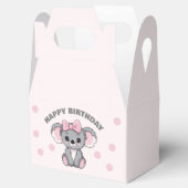 Roze Baby Koala Beer Bedankdoosjes (Geopend)