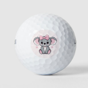 Roze Baby Koala Beer Golfballen
