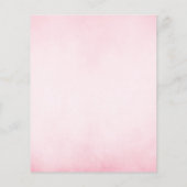 Roze Baby Koets Bord Decoratie (Achterkant)