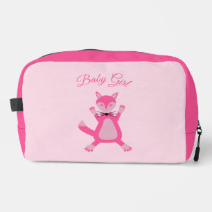 Roze Baby Meisje Fox Custom Toilettasje