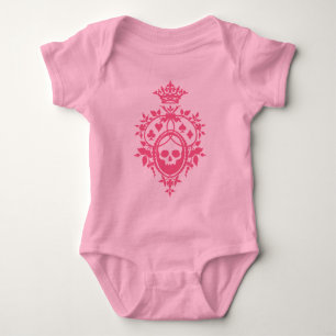 Roze Baby-pak met huidplooi en kaartuitsteeksel Romper