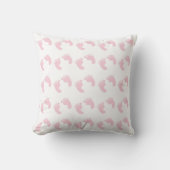 Roze Baby Prints Pillow Kussen (Voorkant)