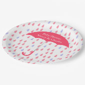 Roze Baby shower Bord (Gekanteld)