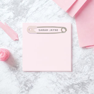 Roze Baby shower Eenvoudige dunne darm Post-it® Notes