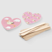  Roze Baby shower Handwaaier (Niet-gemonteerd)