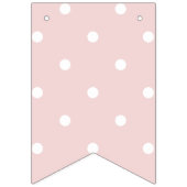 Roze Baby shower Het is een meisje Peter Rabbit Vlaggetjes (Eerste vlag)