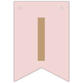 Roze Baby shower Het is een meisje Peter Rabbit Vlaggetjes (Derde vlag)