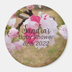 Roze Baby shower Magnet Magneet