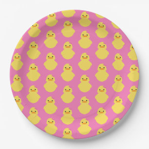 roze BABY SHOWER roze Papieren Bordje