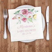 Roze Baby shower van Floral Servet