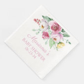 Roze Baby shower van Floral Servet (Hoek)