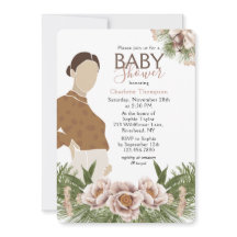 Roze Baby Shower voor Zwangere Moeder