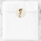  Roze Baby showers Stickers (Tas)