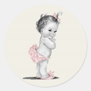  Roze Baby showers Stickers