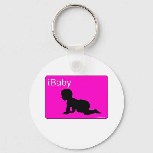 roze baby sleutelhanger (Voorkant)