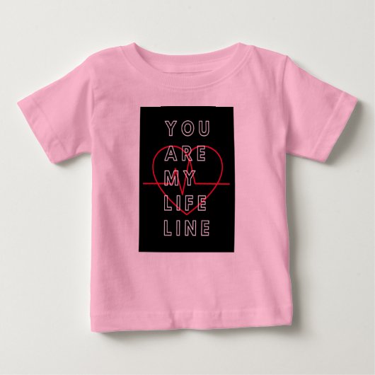 Roze baby t shirt (Voorkant)