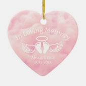 Roze Baby Verlies Ornament (Voorkant)