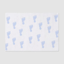 Roze Baby voetafdrukken 10lb-papier voor weefselpr