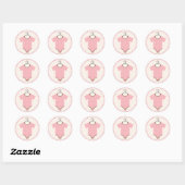 Roze Baby zegels (Vel)
