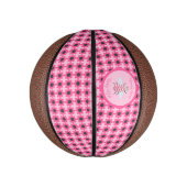 roze babymeisje Aangepast Basketbal (Verticaal)