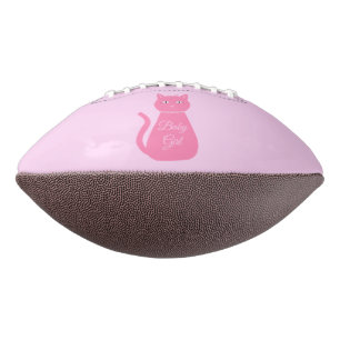  roze babymeisje Kat Aangepast geslacht onthaal American Football