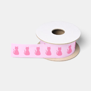 Roze babymeisje Kat Gepatterd Baby shower Lint