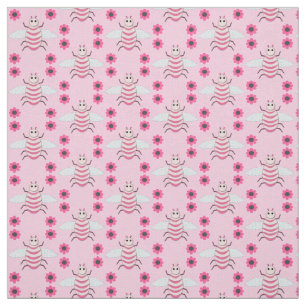 roze babymeisje stof