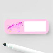  roze babymeisje Unicorn Naamplaatje (In situ)