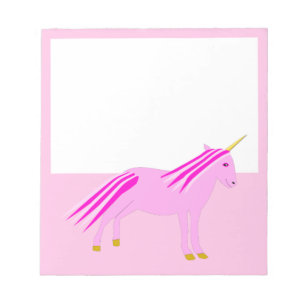  roze babymeisje Unicorn Notitieblok