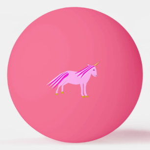 roze babymeisje Unicorn Pingpongballen