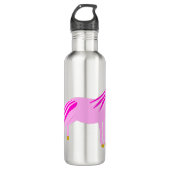  roze babymeisje Unicorn Waterfles (Voorkant)
