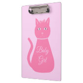  roze babymeisjeskat Aangepast Klembord (Links)