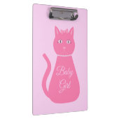  roze babymeisjeskat Aangepast Klembord (Rechts)