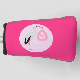  roze babymeisjeswinkel golfheadcover