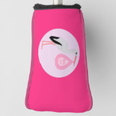  roze babymeisjeswinkel golfheadcover (Draai 90)