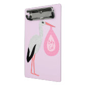  roze babymeisjeswinkel mini klembord (Angled2)