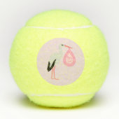 roze babymeisjeswinkel tennisballen (Voorkant)