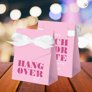 Roze Bachelorette Weekend Katerkit Bedankdoosjes