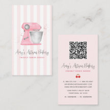 Roze Backmixer Strepenpatroon QR-code