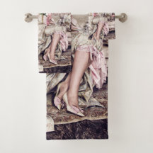 Roze badhanddoekset, Virginia Roos Collectie