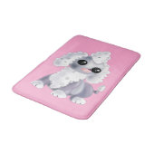 Roze Badmat met Schattigee Pet Dog -  (Gekanteld)
