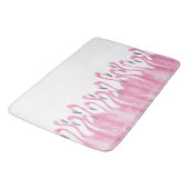 Roze badmat van Flamingo (Gekanteld)