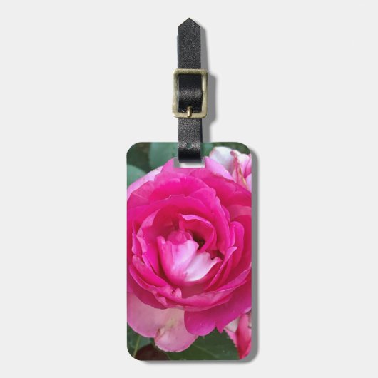 Roze Bagagelabel (Voorkant verticaal)