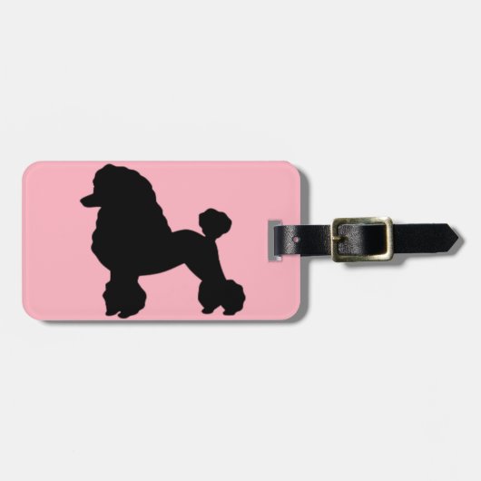 Roze Bagagelabel van de Rozenwieg (Voorkant horizontaal)