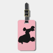 Roze Bagagelabel van de Rozenwieg (Voorkant verticaal)