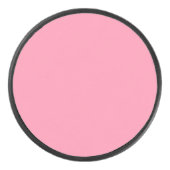 Roze Baker-Miller (vaste kleur) Hockey Puck (Voorkant)