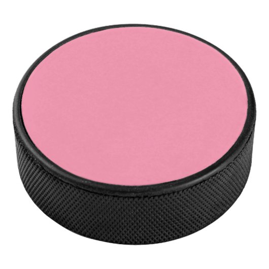 Roze Baker-Miller (vaste kleur) Hockey Puck (3/4)
